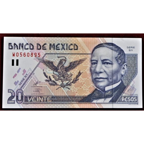 770 - Mexico 1925-2000-A collection of (31 notes) values to 10,000 pesos,VG to AUNC includes 150 pesos (P5... 