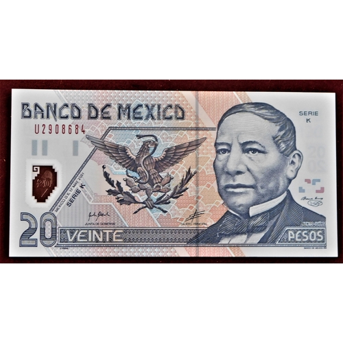 770 - Mexico 1925-2000-A collection of (31 notes) values to 10,000 pesos,VG to AUNC includes 150 pesos (P5... 