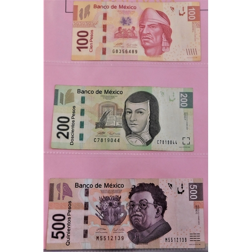 770 - Mexico 1925-2000-A collection of (31 notes) values to 10,000 pesos,VG to AUNC includes 150 pesos (P5... 