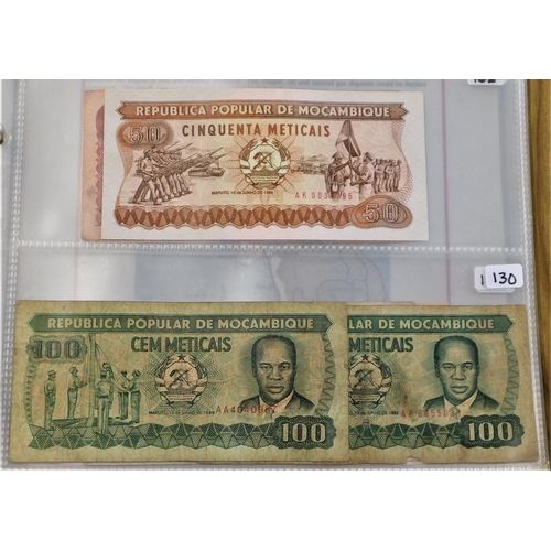 774 - Mozambique 1976-2006-Range of (15 notes) P139 AUNC 100,000 Meticais, AUNC-(15)