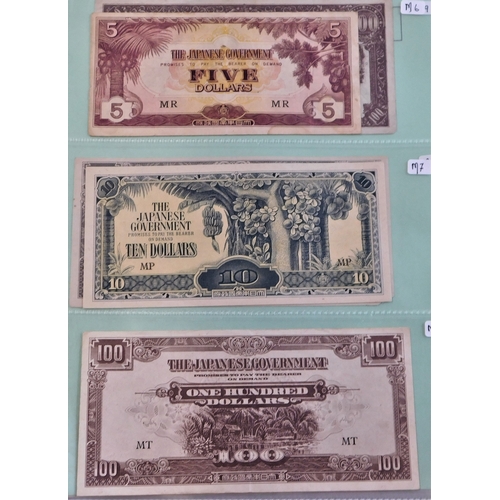 783 - Malaya-KGVI range 1 cent to 50 cents (P4 to P81) VG/VF and Japanese occupation 5 cents to 1000 dolla... 