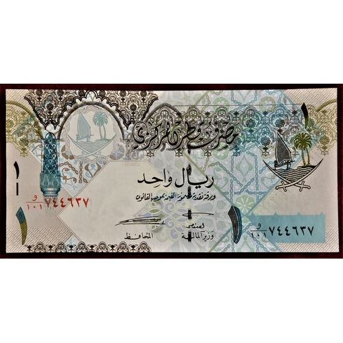 816 - Qatar 1973-2003-Range of (10 notes) (up to P23) AVF to AUNC