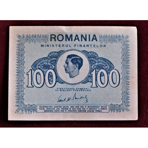 826 - Romania 1947-2005-A collection of 12 mostly circulated notes-good batch