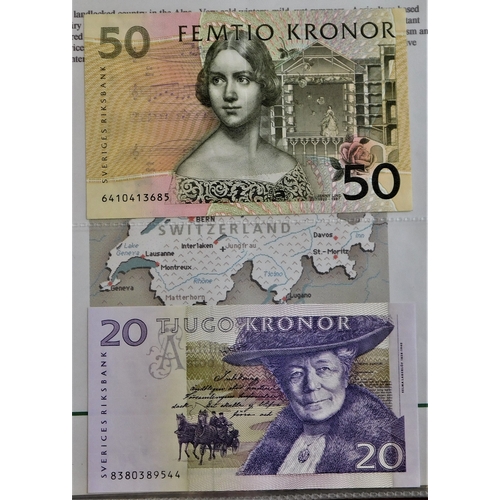 857 - Sweden 1948-Kronor,P33a,VG-1976 £5 Kronor P51,-1980-88 10 Kronor (3) P52-1968 10 Kronor P56-1996 50 ... 