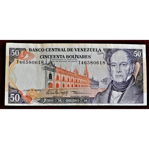 882 - Venezuela 1964-2000-Collection of (16 notes) VG to VF