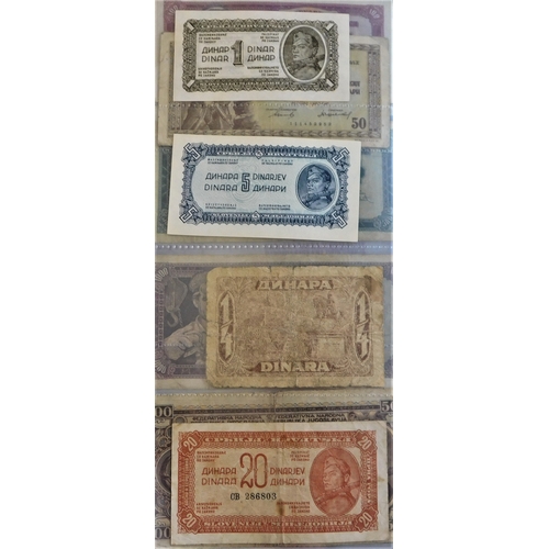 891 - Yugoslavia 1939-2001-Good collection many later AUNC (87) with 1963 5000 Dinara P76