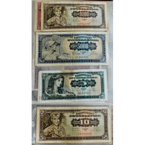 891 - Yugoslavia 1939-2001-Good collection many later AUNC (87) with 1963 5000 Dinara P76