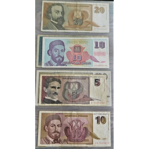 891 - Yugoslavia 1939-2001-Good collection many later AUNC (87) with 1963 5000 Dinara P76