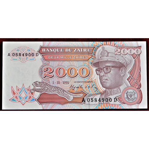 892 - Zaire 1977-1995-A collection of (28 notes) F to AUNC