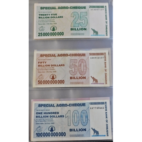 894 - Zimbabwe 1980-2009-A collection of (72 notes) mixed collection