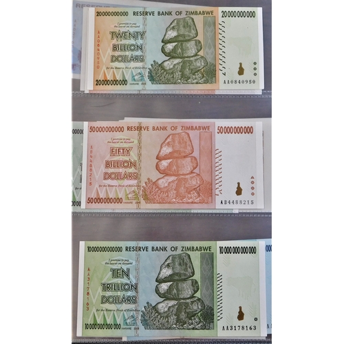 894 - Zimbabwe 1980-2009-A collection of (72 notes) mixed collection