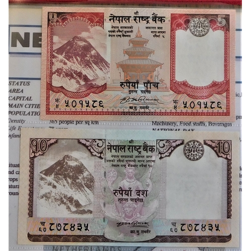 793 - Nepal 1961-Range of notes from P13 to P62-VG to AUNC (27)