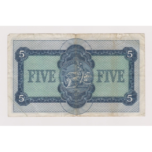 907 - Scotland-The British Linen Bank 1964-(18/8) /Five Pounds,SC216b,P137,ABF