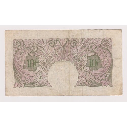 921 - Bank of England 1940-10/- mauve,Peppiatt,fine,X53D,