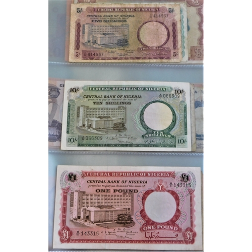 802 - Nigeria 1958-2006-A collection of (35 notes) P2-P36 many later AUNC