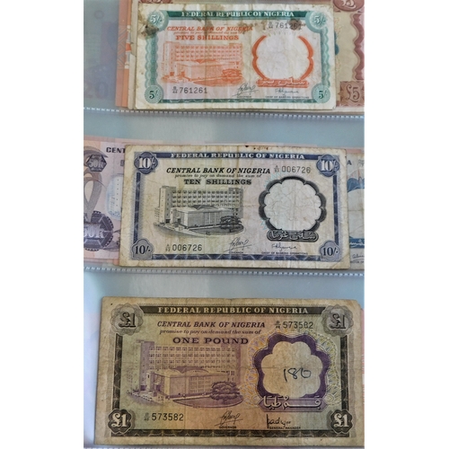 802 - Nigeria 1958-2006-A collection of (35 notes) P2-P36 many later AUNC