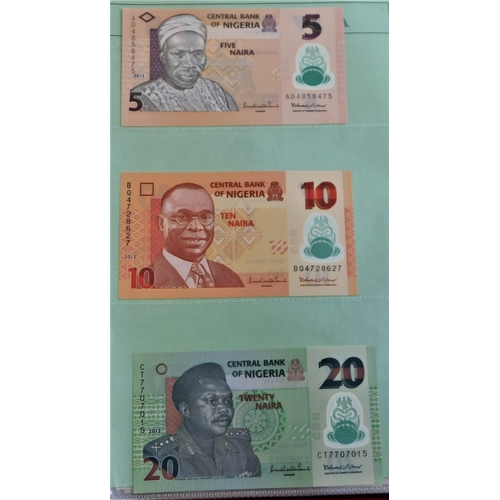 802 - Nigeria 1958-2006-A collection of (35 notes) P2-P36 many later AUNC