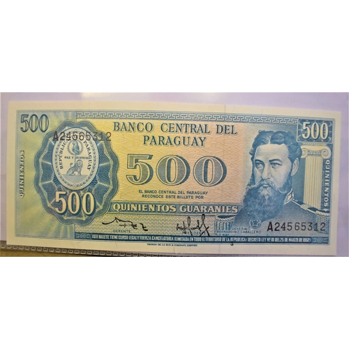 810 - Paraguay 1952-2005-(P193-P228) collection of (10 notes) VF to AUNC