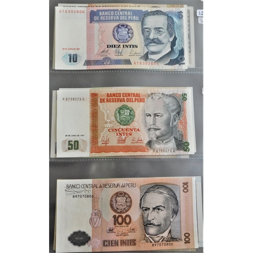 811 - Peru 1962-(P83) to 1990 (P148) collection of (24 notes) VG to AUNC