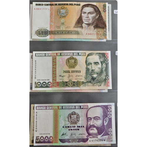 811 - Peru 1962-(P83) to 1990 (P148) collection of (24 notes) VG to AUNC