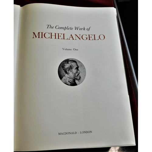 1 - Michelangelo Complete Works,  volumes One x2 in slip case good condition, light sign of wear