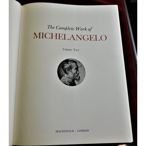 1 - Michelangelo Complete Works,  volumes One x2 in slip case good condition, light sign of wear