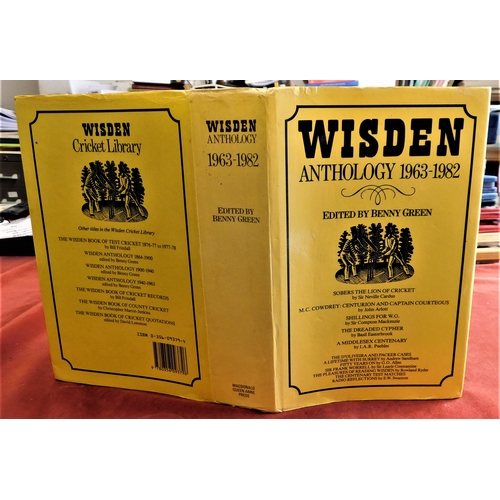 14 - Wisden Anthology' 1963-1982 - Edited by Benny Green including - Sobers The Lion of Cricket M.C. Cowd... 