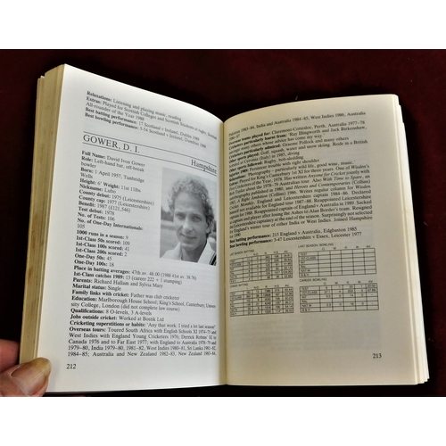 18 - The Cricketers 'Who's Who' - 1990 compiled and edited by Iain Sproat paper back edition good conditi... 