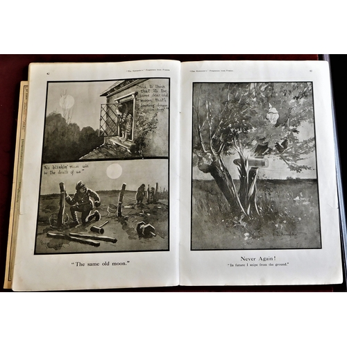 23 - Booklet - Bairnsfather Capt. Bruce -'The Bystander's Fragments From France - Comic illustration in b... 