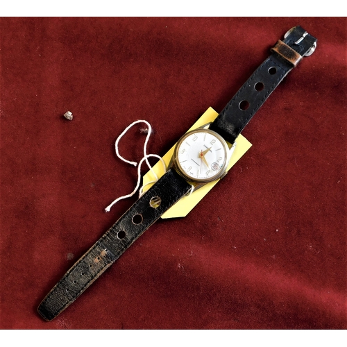 24 - Gents Watch - Cardinal Antimagnetic with black weather strap in working order