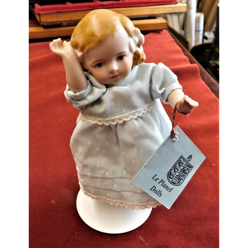 31 - (1) - China Figurine - 'Le Planel Doll' - a reproduction of an all Bisque Doll made in Germany - ver... 