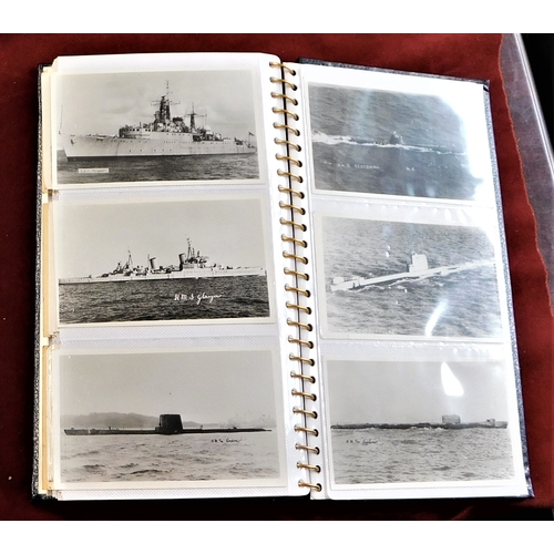 311 - WW2 Postcards of Naval Submarines and Cruisers, RP Postcards and (5) War Planes coloured (48)-a very... 