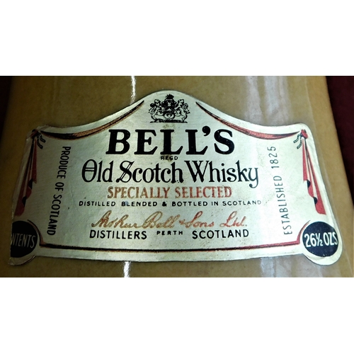 33 - (3) Graduated 'Bells' Scotch Whisky by Wade - (1) small - (1) medium - (1) large - all empty! - very... 