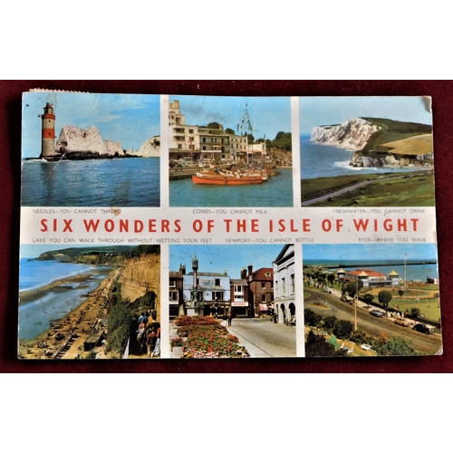 345 - Isle of Wight-coloured (10 approx.) good condition