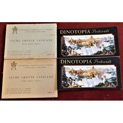 359 - Vatican City-(2 packs series 5-6) coloured (24) 2 Dinotopia coloured (14) excellent condition