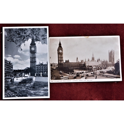 383 - London-Scenic Views + Coronation Pictures Queen Elizabeth II-R.P and coloured good condition (8)