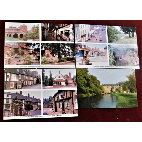 390 - East Anglia-Scenic Views of Norwich,Wells,Walsingham etc-colour and black and white good condition (... 