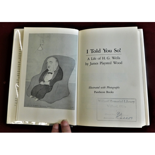 56 - Wood, James Playsted H.G. Wells - I Told You So - with book cover