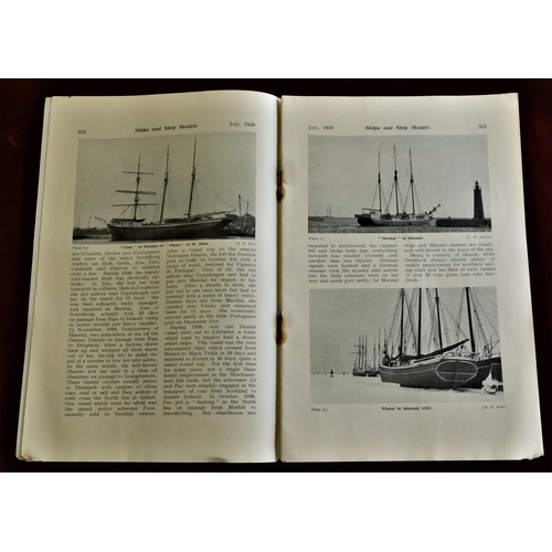 226 - Books - Ships and Ship Models Vol's  6 No.64 Dec 1936 - Vol 8 No.94 June 1939 - Vol 8 No 95 July 193... 