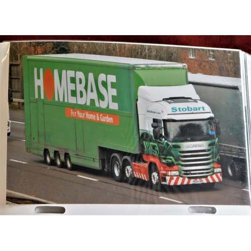 236 - Haulage - Eddie Stobart Trucks 197 photos (Postcard size) of Eddie Stobart Trucks well presented in ... 