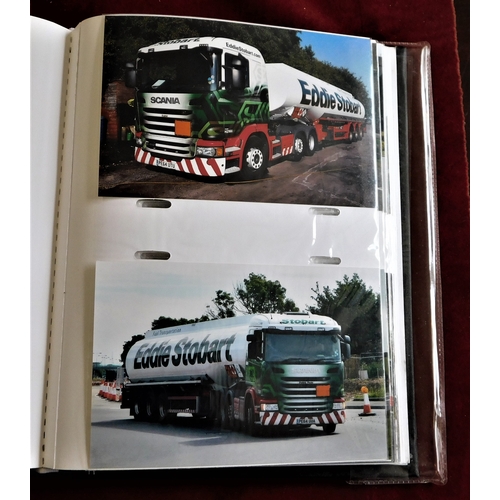 237 - Haulage - Eddie Stobart Trucks 130 photos (Postcard size) of Eddie Stobart Trucks well resented in a... 