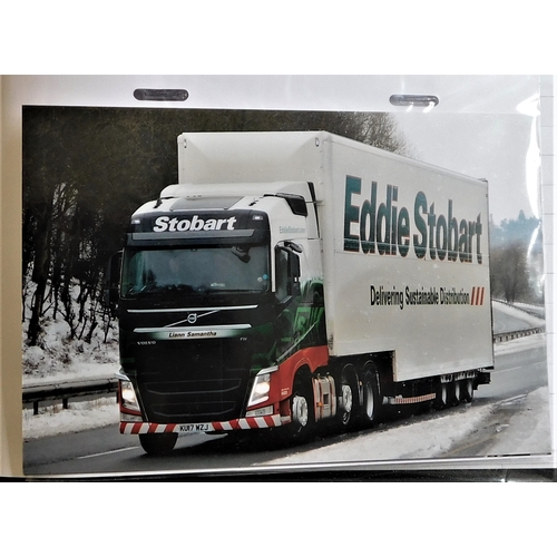 237 - Haulage - Eddie Stobart Trucks 130 photos (Postcard size) of Eddie Stobart Trucks well resented in a... 