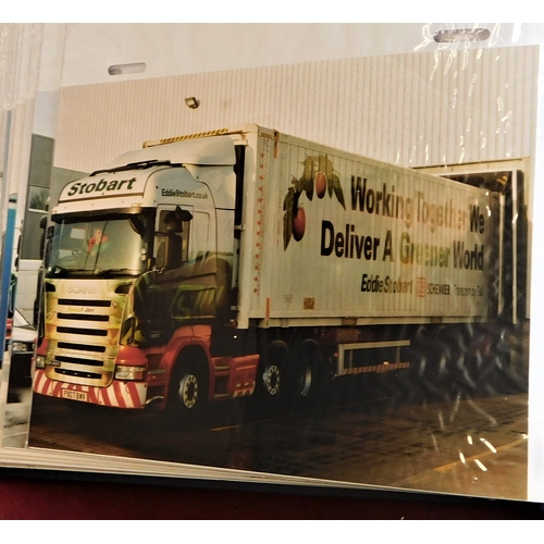 238 - Haulage - Eddie Stobart Trucks 190 photos (Postcard size) of Eddie Stobart Trucks well presented in ... 