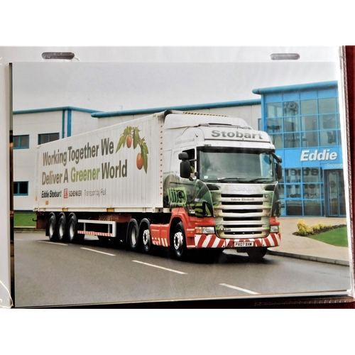 238 - Haulage - Eddie Stobart Trucks 190 photos (Postcard size) of Eddie Stobart Trucks well presented in ... 