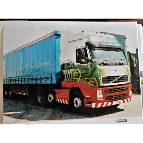 239 - Haulage - Eddie Stobart Trucks 190 photos (Postcard size) of Eddie Stobart Trucks well presented in ... 