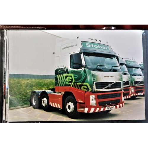 241 - Haulage - Eddie Stobart Trucks 190 photos (Postcard size) of Eddie Stobart Trucks well presented in ... 