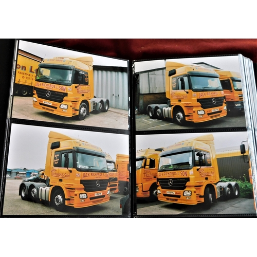 244 - Haulage - 'Jack Richards + Sons Ltd' - 81 photos (Postcard size) of Jack Richards Trucks well presen... 