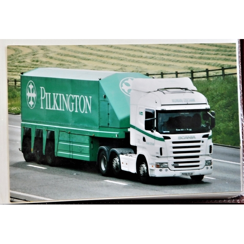 248 - Haulage - 'Pilkington Glass Trucks'- 145 photos (Postcard size) of Pilkington Glass Trucks well pres... 