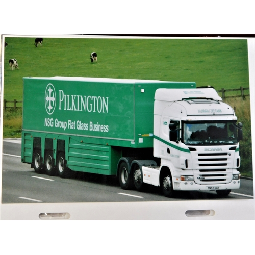 248 - Haulage - 'Pilkington Glass Trucks'- 145 photos (Postcard size) of Pilkington Glass Trucks well pres... 