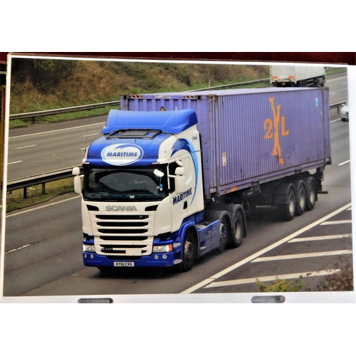 250 - Haulage - 'Maritime Trucks' - 173 photos (Postcard size) of Maritime Trucks well presented in album